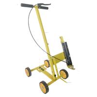 Machine de marquage routier portative à poussée manuelle de qualité industrielle OEM, chariot DIY pour peinture de sol de parking et construction routière