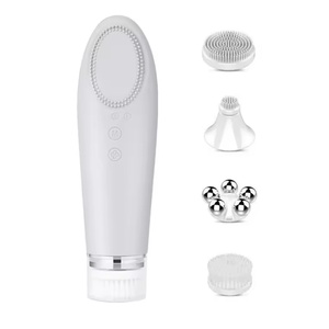 New Arrival Skin Care Device Waterproof Soft Silicone Face Washing Brush Facial Massager Electric Cleansing Brush - Product Image 1