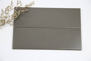 Matt surface coffee color marble <strong>tiles</strong> 100 300mm were <strong>used</strong> in the bathroom Medici glazed metallic <strong>tiles</strong> - Product Image 3