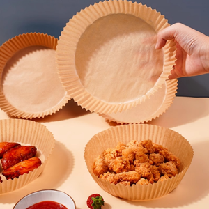 Fabricante barato papel de silicona para hornear hoja de cocina revestimiento de papel desechable para hornear antigrasa <span class=keywords><strong>Airfryer</strong></span> Liner - Product Image 4