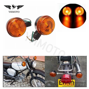 ไฟเลี้ยวรถมอเตอร์ไซค์ YHMOTO ไฟกระพริบ ไฟบอกทิศทาง อะไหล่มอเตอร์ไซค์สำหรับ Simson S50 สำหรับ Simson S51 สำหรับ Simson - Product Image 2