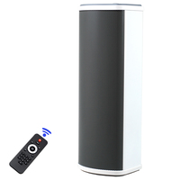 Speaker Kolom Aluminium Tahan Air Berkualitas Tinggi untuk Luar Ruangan dengan BT, Speaker Taman/Luar Ruangan 40W Woofer 5 inci untuk Penggunaan Luar Ruangan