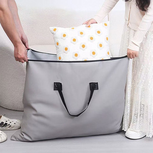 Large Capacity Quilt Storage Bag Rectangle Dustproof Organizer For Wardrobe Clothes Moving Packing Tote Bag - Product Image 1
