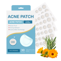 Patchs anti-acné transparents respirants et absorbants l'excès de sébum, à bords pressés, vente en gros