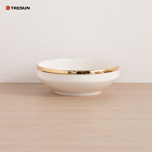 2026 Luxury Nordic Ceramic Dinnerware <b>Set</b> Kiln Glazed Porcelain Tableware with Gold Rim White Luxury Plates - Product Image 3