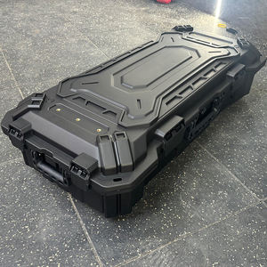 Boîte universelle noire 84L pour <span class=keywords><strong>tente</strong></span> de voiture sur le toit Boîte à outils de camping verrouillable avec coque rigide pour l'extérieur - Product Image 6