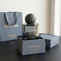 Flacon de parfum en verre transparent de 30, 50 et 100 ml, vente en gros, personnalisable