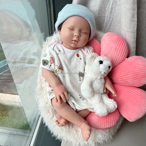 Poupées Reborn Artisanales en Silicone Solide de 18 Pouces, Corps Entier, Réalistes comme des Bébés <span class=keywords><strong>Micro</strong></span> Prématurés, Vente Directe Usine - Product Image 1
