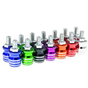 Vis décorative miniature en alliage d'aluminium tendance pour <span class=keywords><strong>moto</strong></span>, <span class=keywords><strong>rivet</strong></span> métallique, écrou, vis pour cadre de <span class=keywords><strong>plaque</strong></span> d'immatriculation - Product Image 1