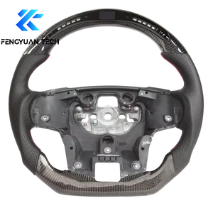 พวงมาลัยรถยนต์คาร์บอนไฟเบอร์อัลคันทาร่าแบบฟอร์จ พร้อมระบบทำความร้อน สำหรับฟอร์ด เรนเจอร์ เอฟ-150 แร็ปเตอร์ เอฟ150 ปี 2015 2016 2017 2018 2019 2020 - Product Image 3