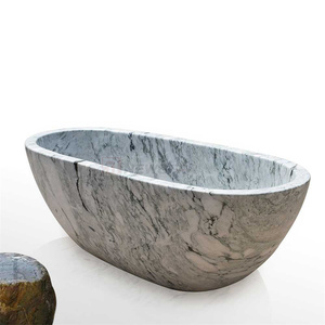 Newstar di lusso Arabescato bianco marmo <span class=keywords><strong>vasca</strong></span> bagno in pietra bagno bagno <span class=keywords><strong>vasca</strong></span> da bagno naturale in marmo solido <span class=keywords><strong>vasca</strong></span> da bagno - Product Image 3