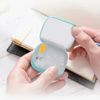 Boîte en étain vide pour bonbons à la menthe, personnalisable avec impression et logo, mini-boîte en étain pour bonbons à la menthe avec insert en plastique