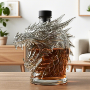 בקבוק יין מנפק דרקון 320 מ "ל ויסקי דקנטר עיצוב ייחודי בקבוקי יין זכוכית - Product Image 3