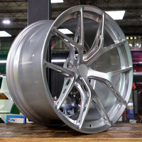 Jantes en alliage forgé de style FI-R de 19, 20 et 21 pouces, 5x112, 5x114.3, 5x120, finition noire brillante, pour BMW M4 G82, M4C, M3 G80, M440i, M340i, M3 CS
