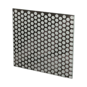 Kính cường lực dày 10mm với mẫu in kỹ thuật số cho phân vùng văn phòng và nền hội trường sử dụng phiên bản 8mm cũng có sẵn - Product Image 1