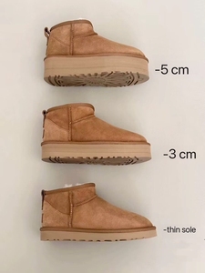 Botas de Nieve Clásicas MINI, Calzado Otoño/Invierno, Cómodas, de Piel de Oveja y Lana, <span class=keywords><strong>con</strong></span> Suela Gruesa de Cuero Natural, Cálidas - Product Image 4
