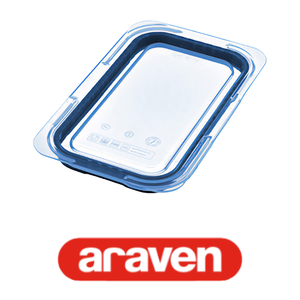 Airtight ABS GN 1/4 Food Pan Lid Araven - Product Image 4