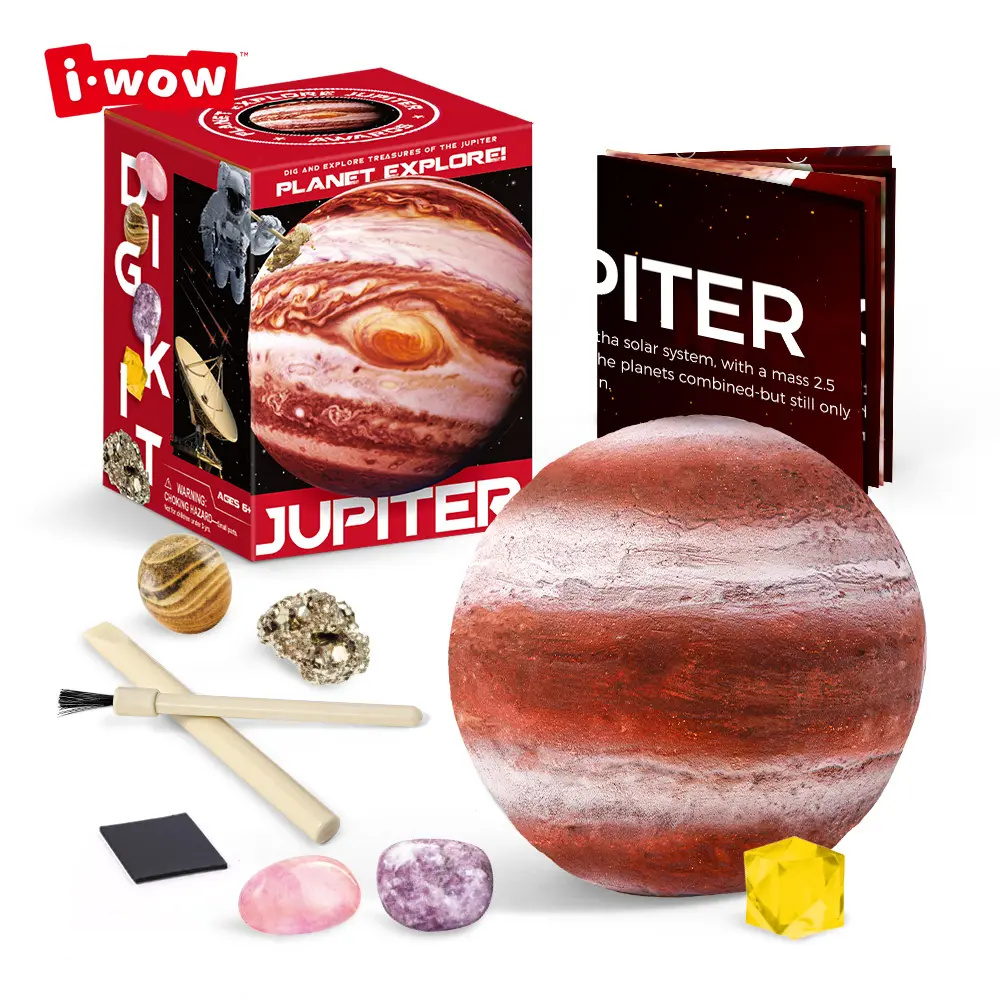 cpc toys and hobbies beautiful romantic rock excavation kit diy jupiter model set dig various stone toys for kids 2023