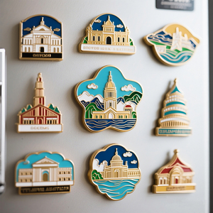 Cá Nhân Quà Lưu Niệm 3D Tủ Lạnh Nam Châm Tùy Chỉnh Tủ Lạnh Từ Kim Loại Men Tủ Lạnh Nam Châm imanes De Refrigerador - Product Image 4