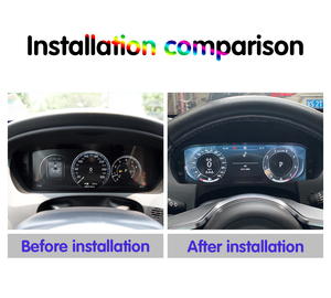 Panel de Instrumentos Digital para Automóvil Krando de 12.3'' para <span class=keywords><strong>Jaguar</strong></span> XE F-Pace 2016-2019, Velocímetro, Cabina Virtual, Pantalla LCD, Multimedia, Linux - Product Image 3