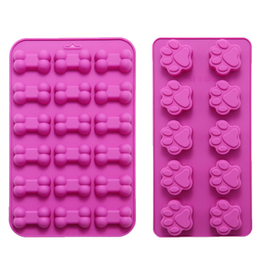 <span class=keywords><strong>Spot</strong></span> 2 pièces ensemble 10 griffes de chat 18 os moule en Silicone moule à gâteau au chocolat savon fait à la main colle pincement musique moule - Product Image 6
