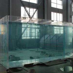 Acuario de Acrílico Ultra Transparente de Cinco Líneas Jinjing, Acuario Transparente de Lujo de 2L con Diseño Sin Costuras, Moderno Acuario Interior para Peces - Product Image 5