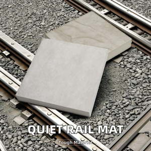 Tapis de voie en polyuréthane AOZO pour les chemins de fer à grande vitesse, les métros, les chemins de fer conventionnels, les tramways - Bleu, certifié ISO9001 - Product Image 4