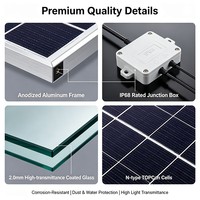 Panneau solaire Jinko Solar à faible irradiation 580W 600W, module PV monocristallin N-Type TOPCon pour système d'alimentation par temps nuageux