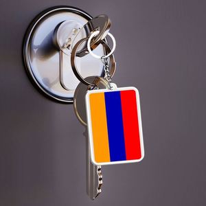Wholesale Custom Armenia Keychain Acrylic Material Double-Sided Printing Exquisite Workmanship - Product Image 5