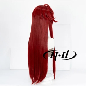 Pelucas de cosplay de ND Grell Sutcliff, fibra de alta calidad, color marrón claro, resistente al calor y a altas temperaturas - Product Image 3