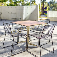 Prix usine Moderne En Métal Bertoia Restaurant Café Fil Chaise Style Industriel Café Bar Club Bistro Fil De Fer Chaise