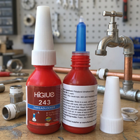 Fixateur de filetage anaérobie résistant à l'huile, mastic bleu, force moyenne, 50 ml