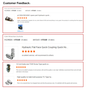 ข้อต่อไฮดรอลิกแบบเร็ว JINDONG ISO7241-A ขนาด 1/4 นิ้ว สำหรับรถขุดขนาดเล็ก ปั๊มใหม่ เหล็กกล้าคาร์บอน รับแรงดัน 30 ปอนด์ต่อตารางนิ้ว รับประกัน 1 ปี มาตรฐาน ISO - Product Image 6