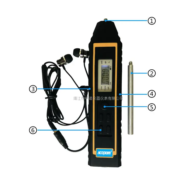 Acepom247 Klep Interne Lekdetector Ndt Instrument Voor Klepcontrole