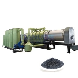 Horno Rotatorio OEM para la Producción de Carbón Vegetal a partir de Aserrín y Cáscara de Palma - Product Image 1