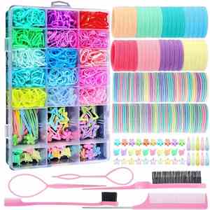 Girls' & Babies' Promotional <b>Gift</b> Sets Band Hair Accessories Combination Set Hair Rope Side Clip <b>Gift</b> <b>Box</b> - Product Image 1