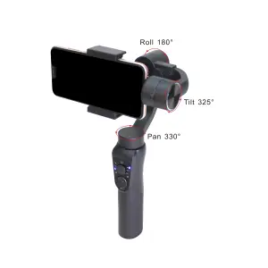 עבור טלפון נייד מייצב 3-ציר כף יד gimbal מייצב gyro מצלמה טלפון וידאו מייצב