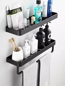 Mueble <span class=keywords><strong>de</strong></span> Baño <span class=keywords><strong>sin</strong></span> Perforaciones, Mueble <span class=keywords><strong>de</strong></span> Almacenamiento para Inodoro, Lavabo, Estante <span class=keywords><strong>de</strong></span> Almacenamiento <span class=keywords><strong>de</strong></span> Cosméticos Montado en la <span class=keywords><strong>Pared</strong></span> - Product Image 6