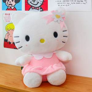Peluche gatto super carino con fiori di ciliegio, regalo di compleanno per ragazza, bambola per confessioni di San Valentino, regalo per attività, all'ingrosso - Product Image 3