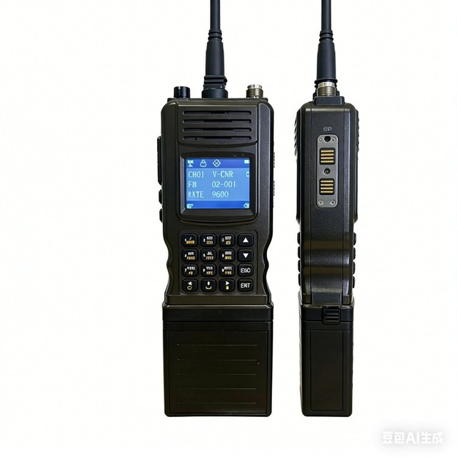 30MHz-512MHz Tactical Software Defined Radio Receiver VHF/UHF Dual Band Wireless Portable with 5KM Range