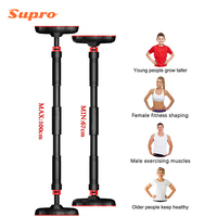 Supro Barre de traction portable pour entraînement à domicile Barres parallèles en acier réglables pour usage domestique