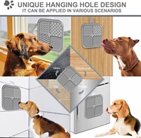 Tapis de léchage en silicone pour chiens et chats, gamelle anti-glouton, résistant au lave-vaisselle, tapis apaisant anti-anxiété, tapis de léchage pour chiens pour l'alimentation et le bain