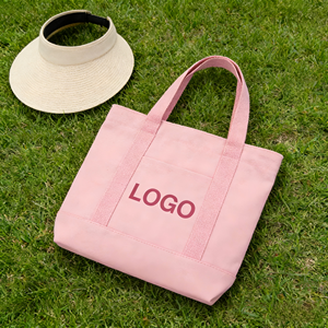 Sac fourre-tout en toile de coton imprimé avec des lettres, style tendance pour femmes, sac de courses réutilisable - Product Image 3