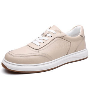 Chaussures de marche beige à empeigne en maille, lacets, semelle intermédiaire en PU amortie, semelle extérieure en caoutchouc antidérapante, tendance mode toutes saisons, vente en gros - Product Image 6