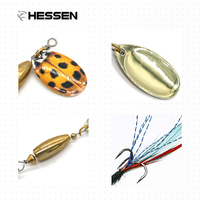 Nouvelle conception de leurre de pêche imprimé en 3D, spinnerbait, 60 mm, 7,5 g, pour la pêche au poisson-chat, au bar, au brochet, au loup-eau en eau douce, avec écailles d'insectes Hessen