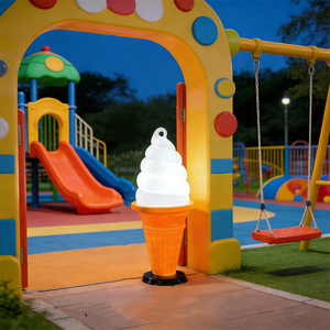 95cm Adjustable Color Light Bulb Plastic Eco-Friendly Ice Cream Shape Outdoor Decor Model <b>UK</b> <b>Plug</b> Shop Front Advertising Display - Product Image 4
