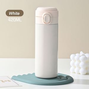 Oferta Especial: Taza de Viaje Ecológica de Doble Pared de Acero Inoxidable 304, Botella de Agua Portátil de Bolsillo con Tapa Abatible, Mantiene la Temperatura de 6 a 12 Horas - Product Image 1