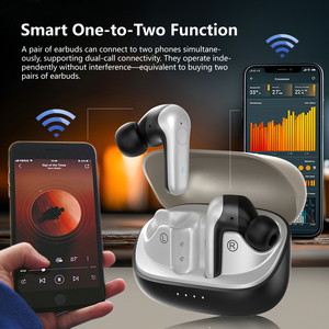 سماعات أذن لاسلكية بتقنية البلوتوث V5.4 مع إلغاء الضوضاء و4 ميكروفونات وصوت ستيريو عميق للرياضة - Product Image 2