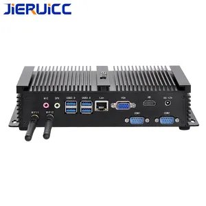 Industrial Fanless Computer Core I3 I5 I7 CPU Industrial Grade Mini PC With TPM 2.0 Hardware Security Encryptions