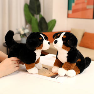 Baru kedatangan mewah Bernese anjing gunung antikecemasan anjing mainan boneka binatang dekorasi rumah hadiah anak-anak lembut Bernese boneka anak anjing - Product Image 4